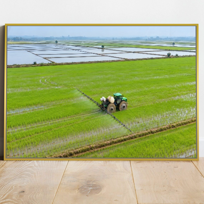 Quadro Escritório Campo Verde Trator