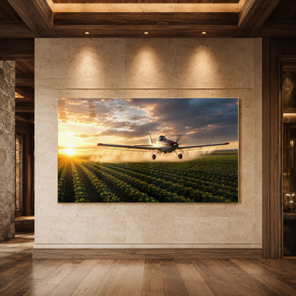 Quadro Varanda Avião Pulverização
