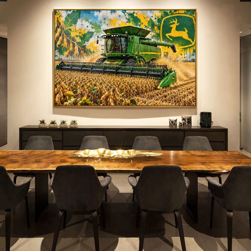 Quadro Escritório Colheitadeira JD