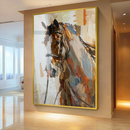Quadro Cavalo Estilo Pintura Nobreza