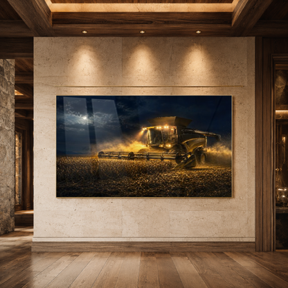 Quadro Sala Escritório Colheita Noturna