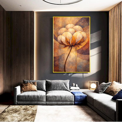 Quadro Essência Abstrata Do Algodão