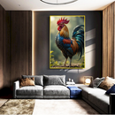 Quadro Quadro Galo Estilo Pintura
