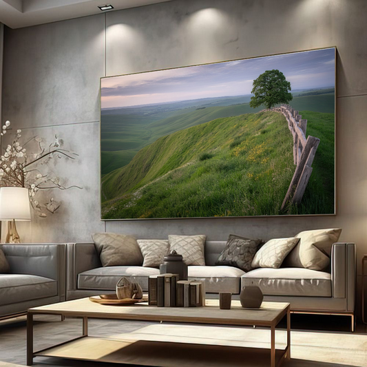 Quadro Sertão Cerca Campo