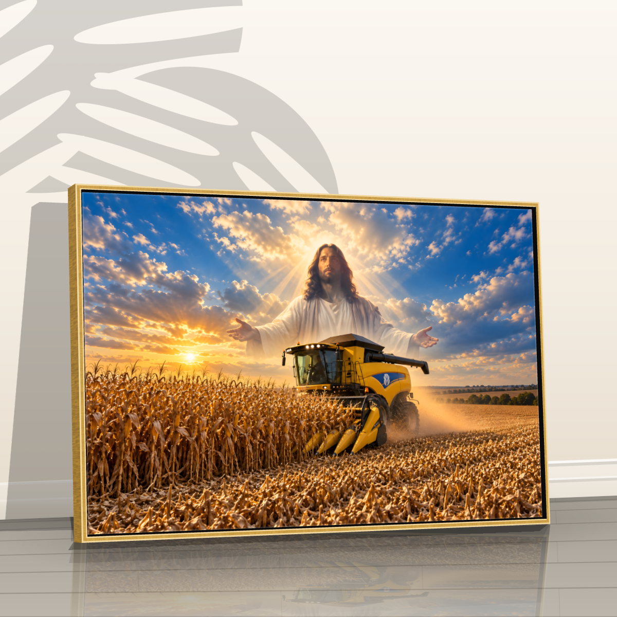Quadro Jesus Colheita Abençoada NH