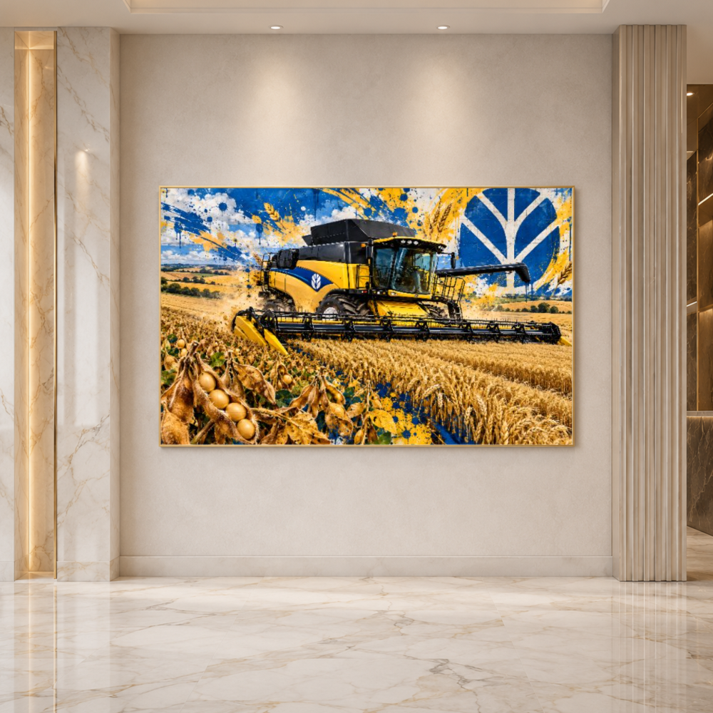 Quadro Escritório Colheitadeira NH