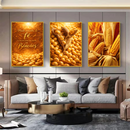 Quadro Trio Espigas De Milho Maduras