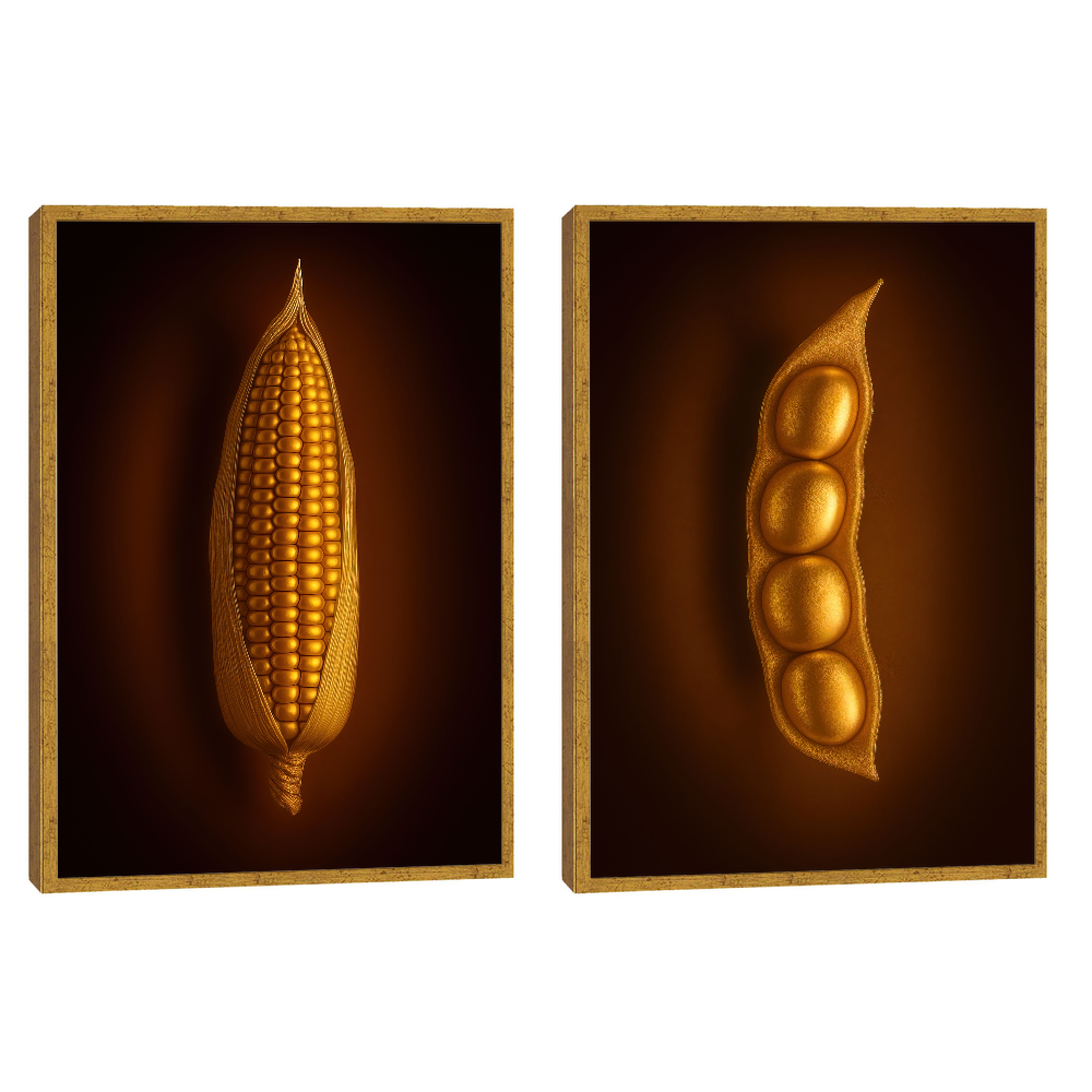 Duo de Quadros Soja e Milho Exclusive Gold