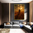 Quadro Homem Indo Ceifar O Trigo