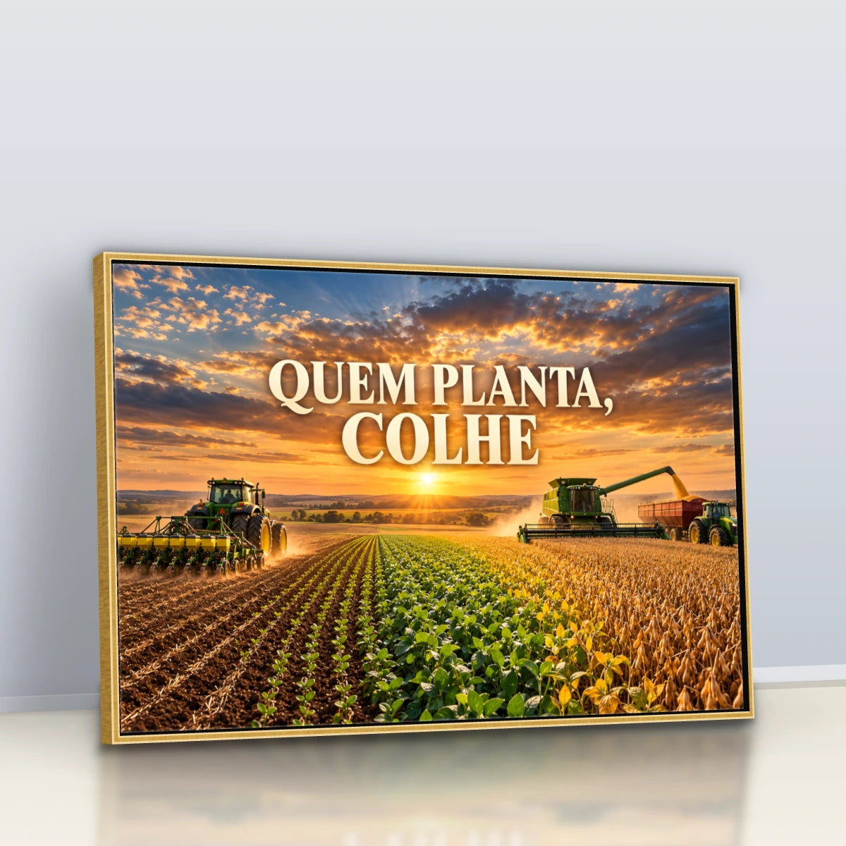 Quadro Escritório Quem Planta Colhe