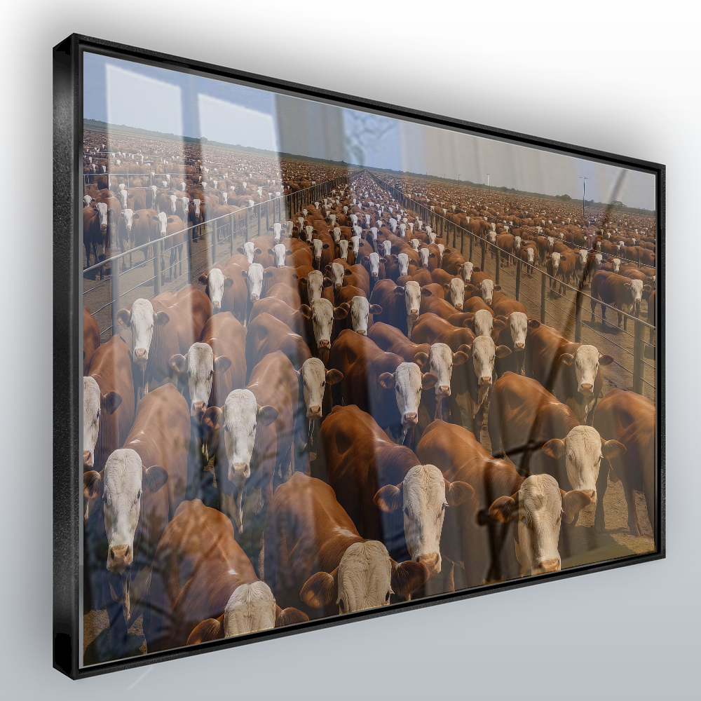 Quadro Confinamento Gado Red Angus