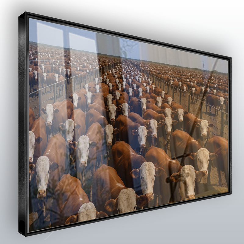 Quadro Confinamento Gado Red Angus