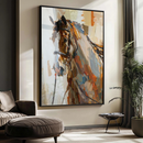Quadro Cavalo Estilo Pintura Nobreza