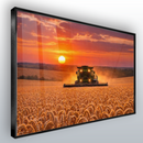 Quadro Colheita ao Pôr do Sol