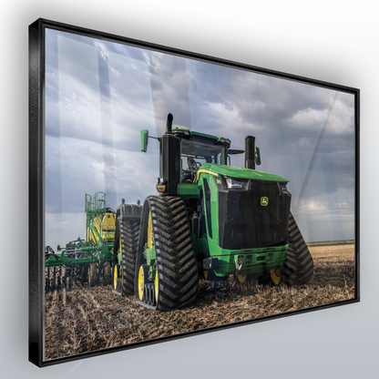 Quadro Trator Verde Esteira