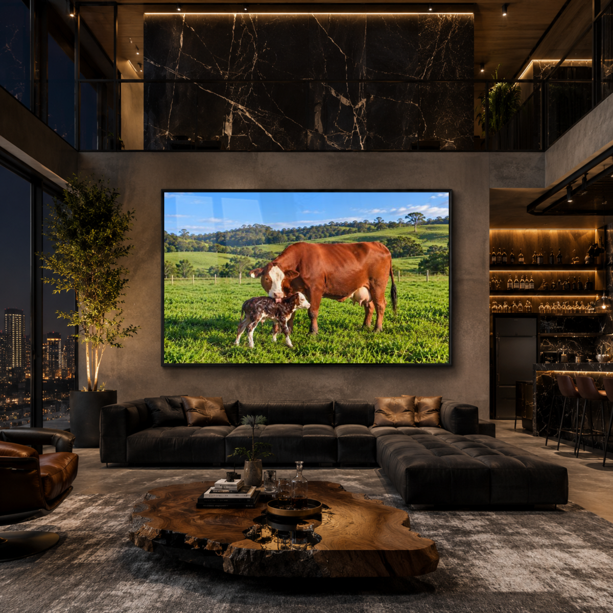 Quadro Sala Vaca e Bezerro RN