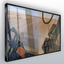 Quadro Colhendo Soja Dentro Da Seifa