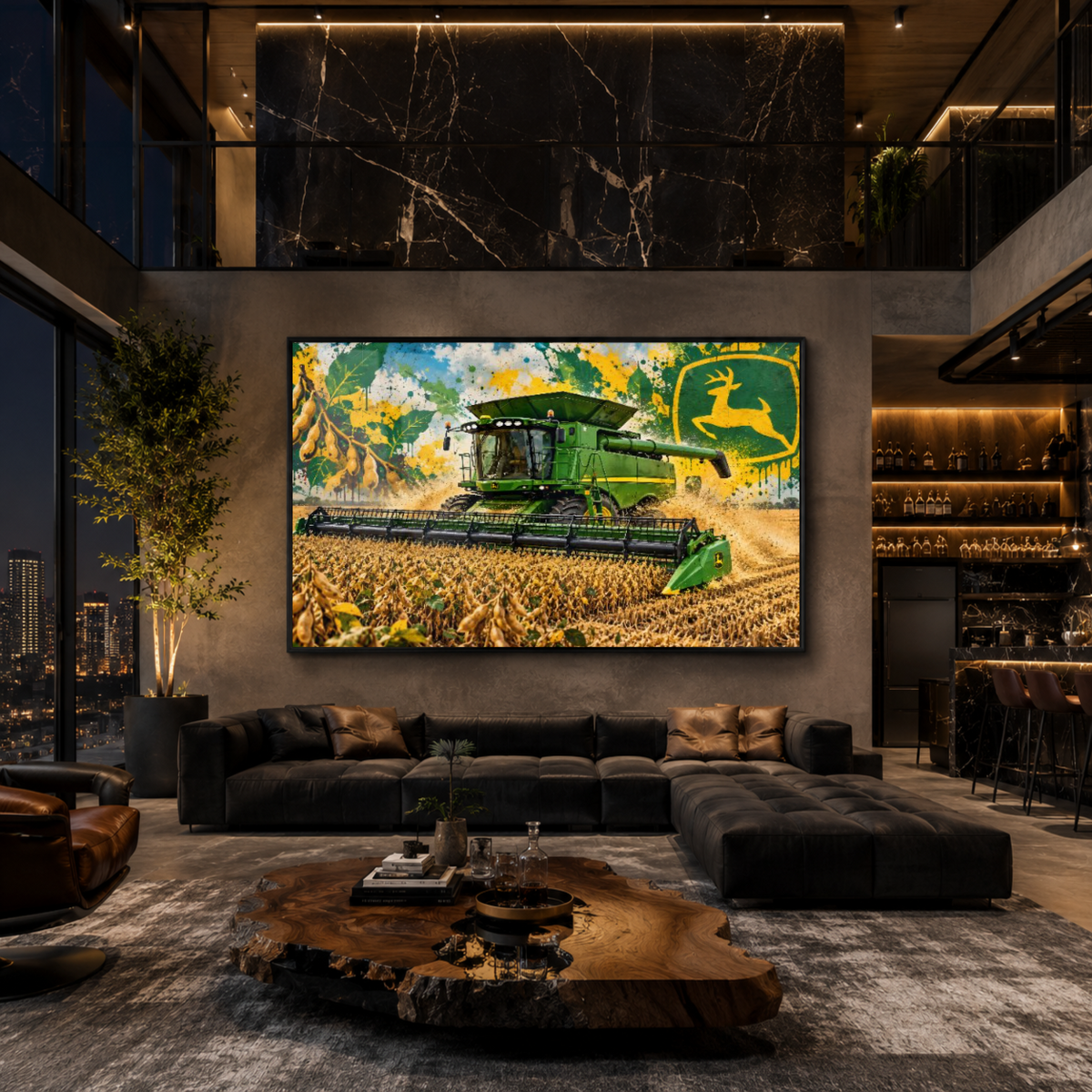 Quadro Escritório Colheitadeira JD