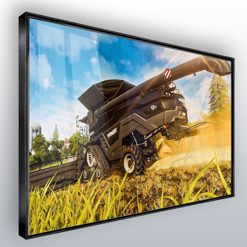 Quadro Colheitadeira Fs Game