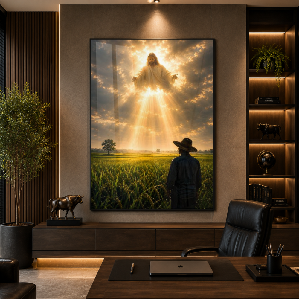 Quadro Sala Jesus Luz Celestial