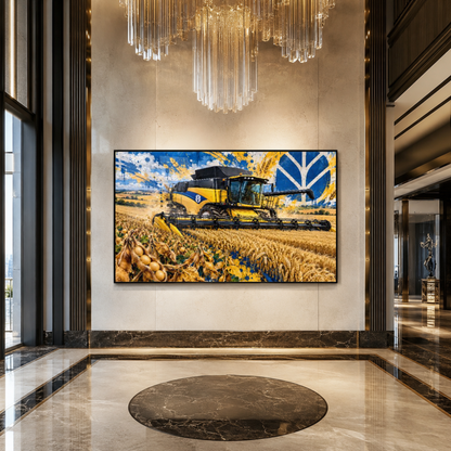 Quadro Escritório Colheitadeira NH