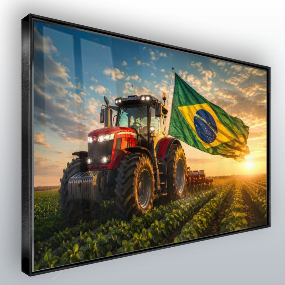 Quadro Escritório Agro Trator Brasil