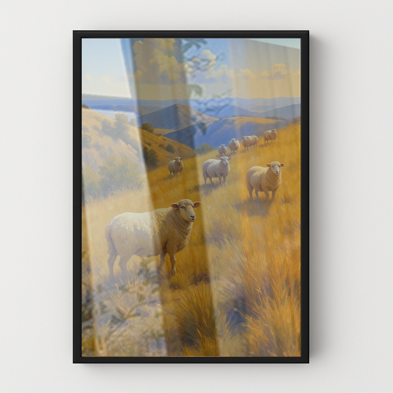 Quadro Ovelhas Na Cordilheira