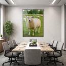 Quadro Ovelha Pureza Da Terra