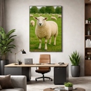 Quadro Ovelha Pureza Da Terra