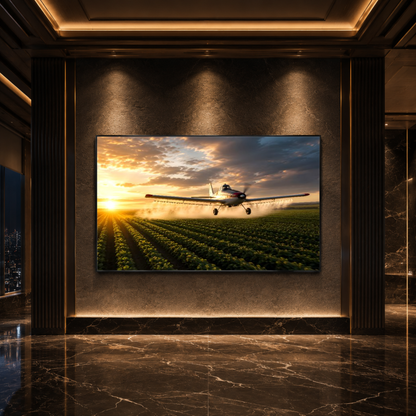 Quadro Varanda Avião Pulverização