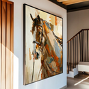 Quadro Cavalo Estilo Pintura Nobreza