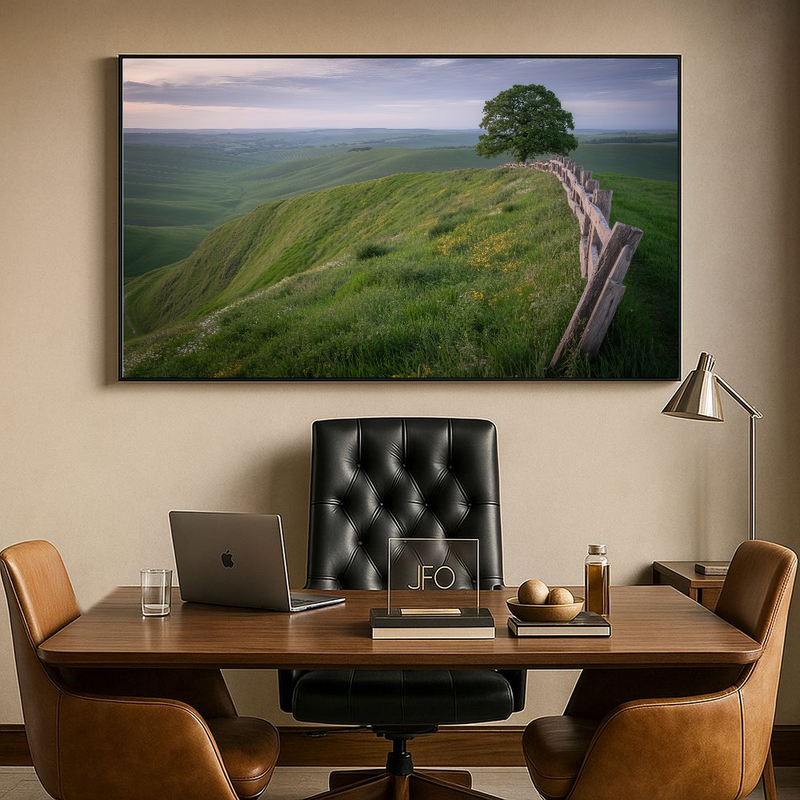 Quadro Sertão Cerca Campo