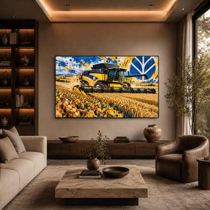 Quadro Escritório Colheitadeira NH