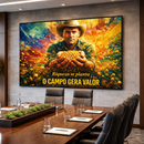 Quadro O Campo Gera Valor