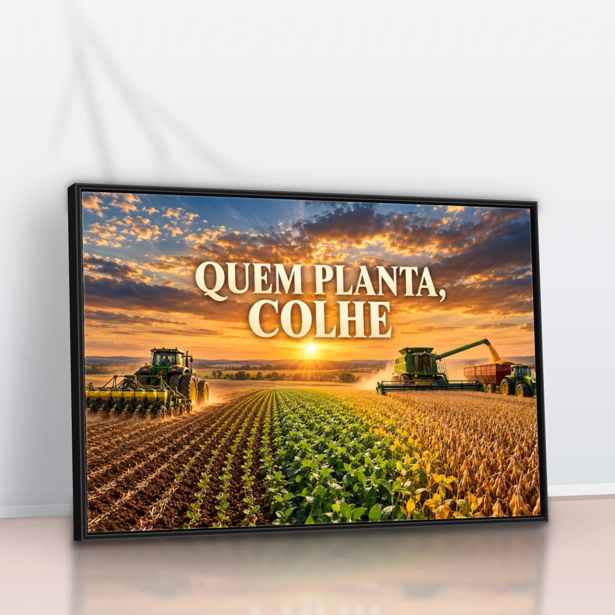 Quadro Escritório Quem Planta Colhe