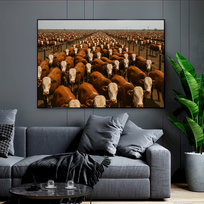 Quadro Confinamento Gado Red Angus