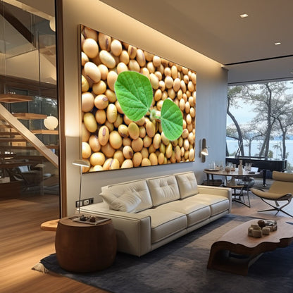 Quadro Graos De Soja