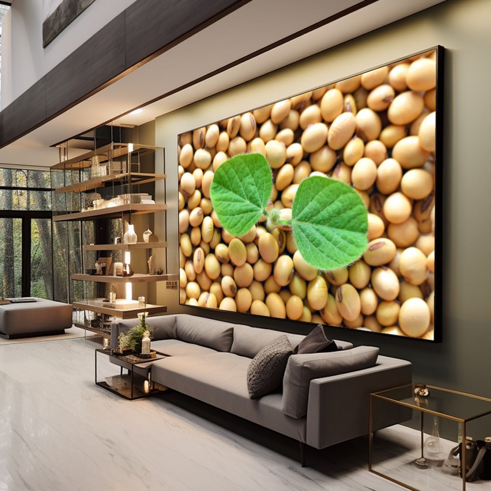 Quadro Graos De Soja