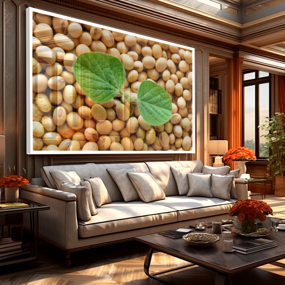 Quadro Graos De Soja