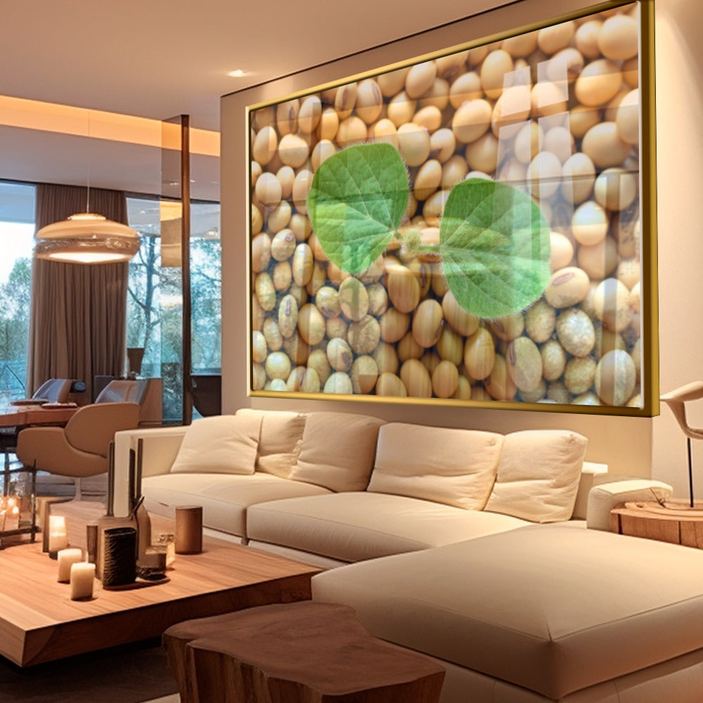 Quadro Graos De Soja