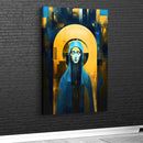 Quadro Ave Maria Mãe De Jesus Abstrato