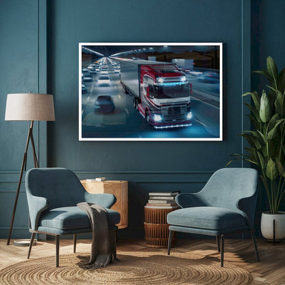 Quadro Caminhão Rodovia