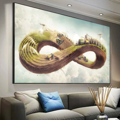 Quadro Ciclo Infinito Do Agro