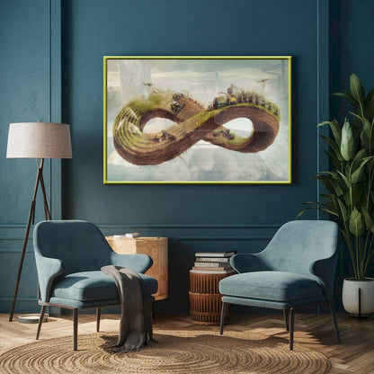 Quadro Ciclo Infinito Do Agro