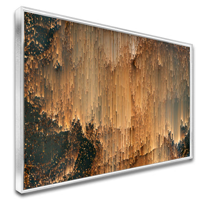 Quadro Abstrato Chuva Gold