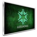 Quadro Agronomia Fundo Verde