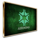 Quadro Agronomia Fundo Verde