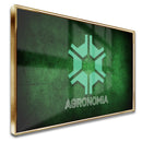 Quadro Agronomia Fundo Verde