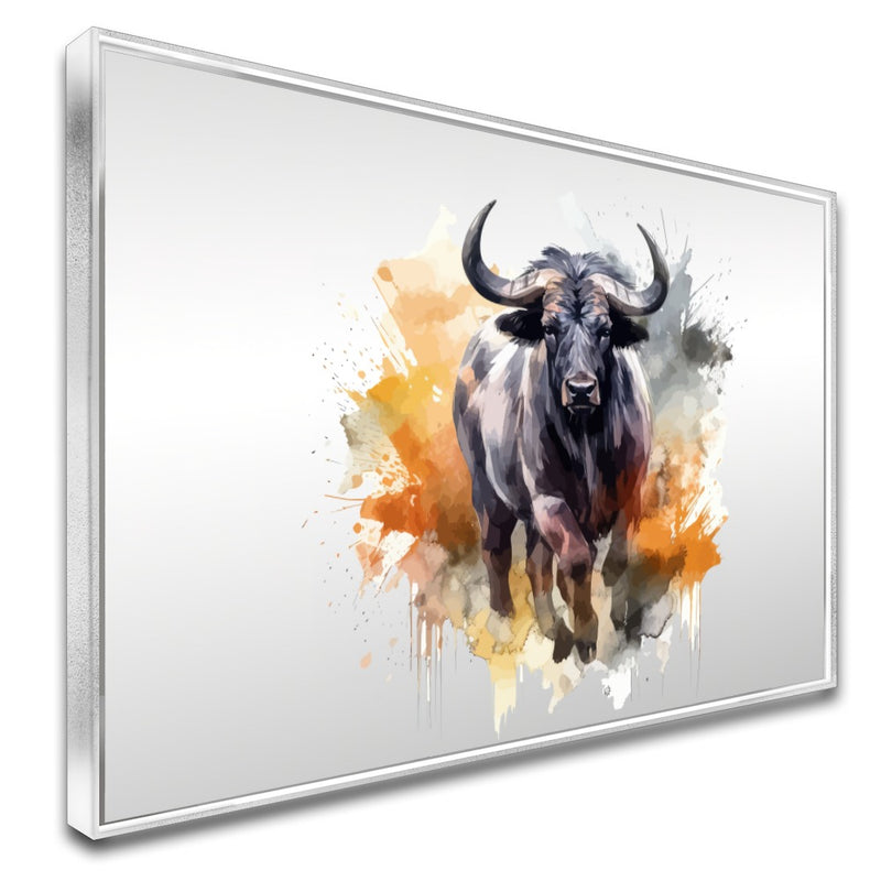 Quadro Boi Estilo Pintura Moderna