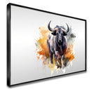 Quadro Boi Estilo Pintura Moderna